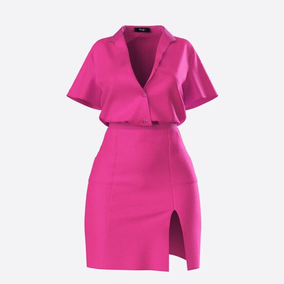 HANIFA ROBYN TWO PIECE SKIRT SET - Picture 2 of 8